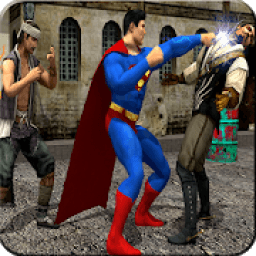 ikon Superhero Man Crime Fighter