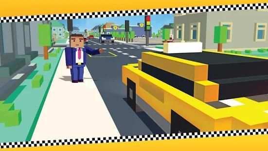 Blocky Traffic Racing screenshot 7