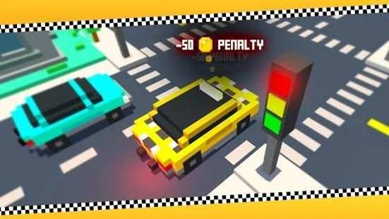 Blocky Traffic Racing screenshot 5