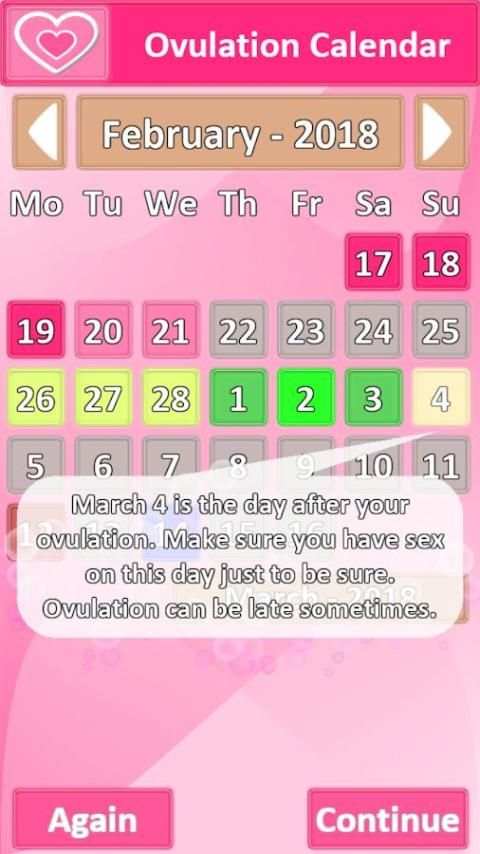 Ovulation Calendar App screenshot 3