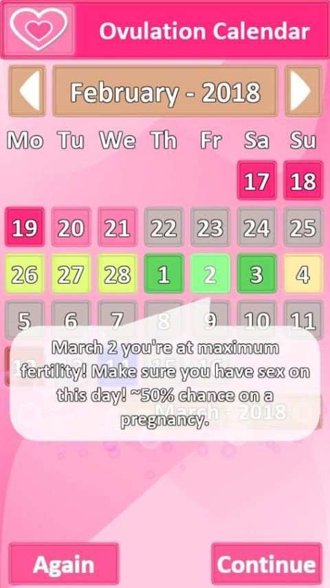 Ovulation Calendar App screenshot 4
