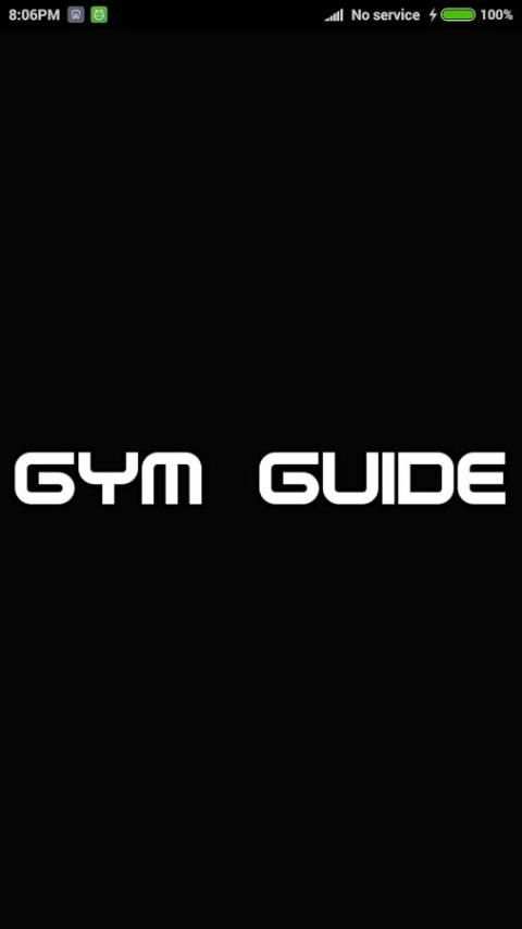 Gym Guide स्क्रीनशॉट 1