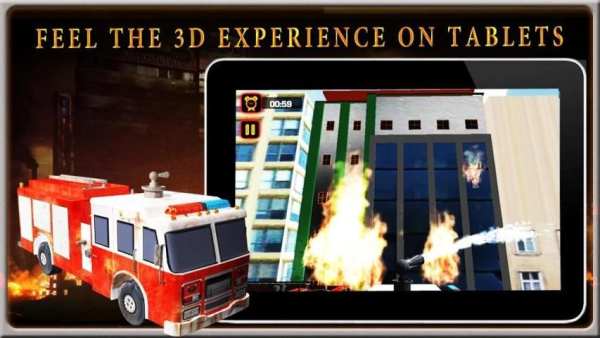 FIRE TRUCK SIMULATOR 3D screenshot 1