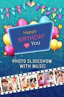 Photo Slideshow with Music - Create Birthday Cards स्क्रीनशॉट 7