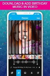 Photo Slideshow with Music - Create Birthday Cards स्क्रीनशॉट 4