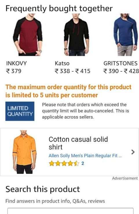 Shop on amazon screenshot 1