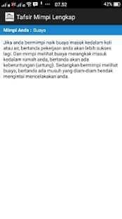 Tafsir Mimpi Lengkap screenshot 1
