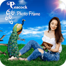 ikon Peacock Photo Editor: Peacock Photo Frame
