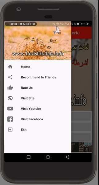 Chant Chardonneret Algerie screenshot 7