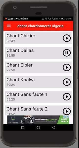 Chant Chardonneret Algerie screenshot 1