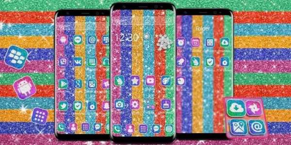 Tema Multi Warna Glitter screenshot 1