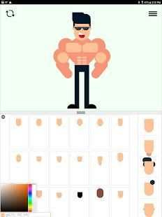 Flat Design Character Maker screenshot 2