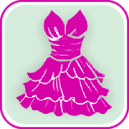 How to Draw A Dress Step by Step Easy icon
