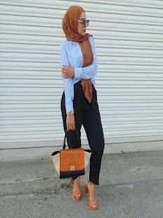 Teen Outfits Hijabi Bloggers screenshot 1