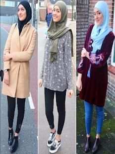 Teen Outfits Hijabi Bloggers screenshot 5