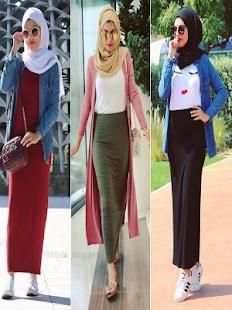 Teen Outfits Hijabi Bloggers screenshot 2