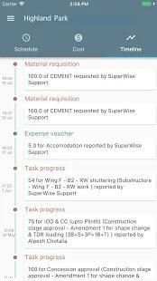 SuperWise-Dashboard : Manage Construction Project скриншот 1