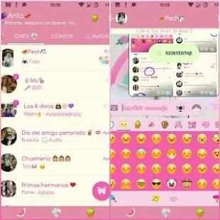 Watsapp Pink 2 تصوير الشاشة