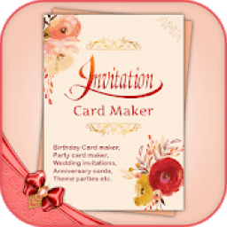 Digital Invitation Card Maker आइकन
