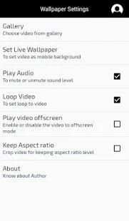 Video Live Wallpaper स्क्रीनशॉट 3