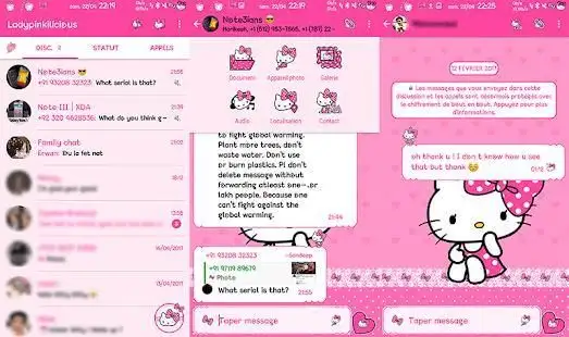 Watsapp Pink screenshot 1