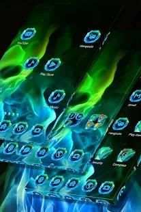 Cold Smoke Launcher Theme screenshot 1