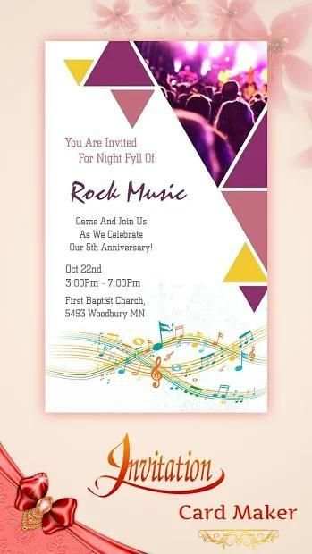 Digital Invitation Card Maker स्क्रीनशॉट 3