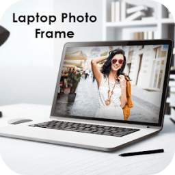 Laptop photo frame