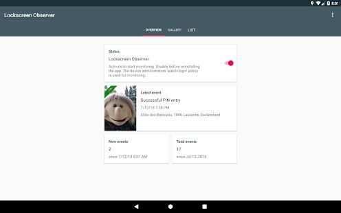 Lockscreen Observer screenshot 2