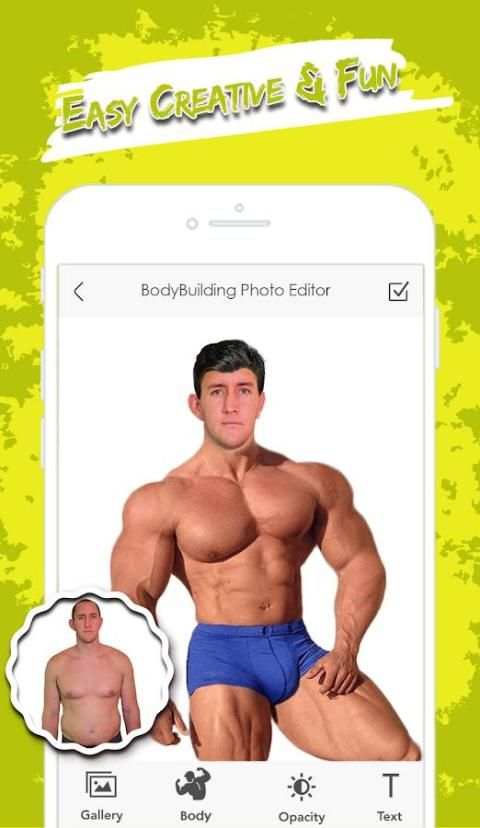 Bodybuilder Photo Editor screenshot 2