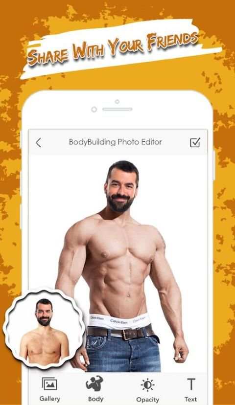 Bodybuilder Photo Editor screenshot 1