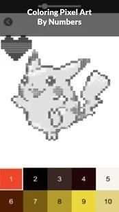 Pika Pixel Art - New Pokemon Coloring By Numbers screenshot 4