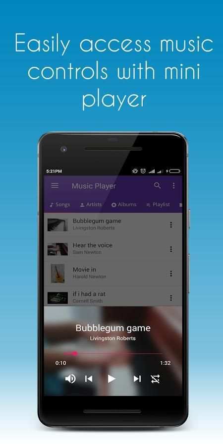 Music Player स्क्रीनशॉट 1
