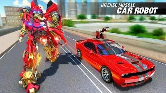 Muscle Car Robot Transformation Game Car Transform screenshot 5