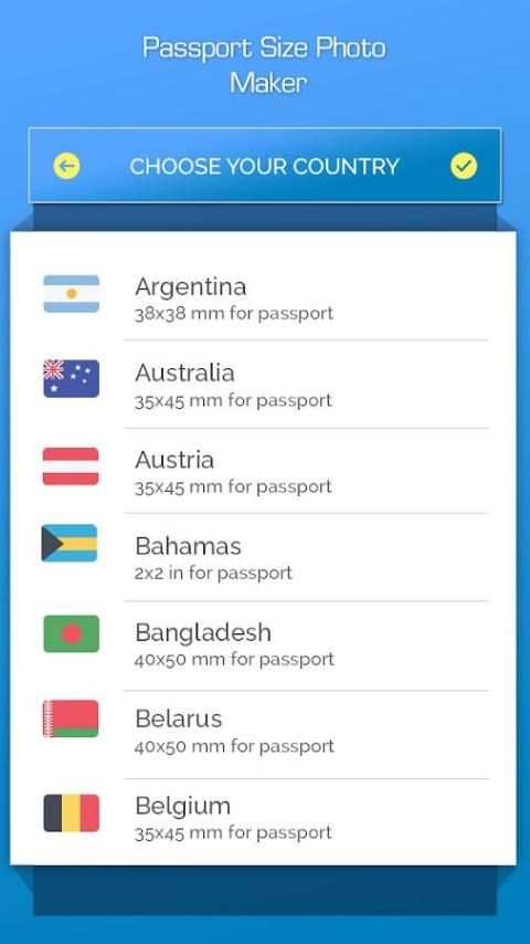 Passport Size Photo Maker स्क्रीनशॉट 1