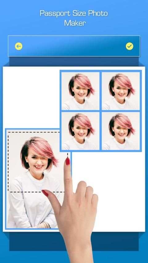 Passport Size Photo Maker स्क्रीनशॉट 4
