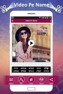 Video Pe Name : Video Editor screenshot 2