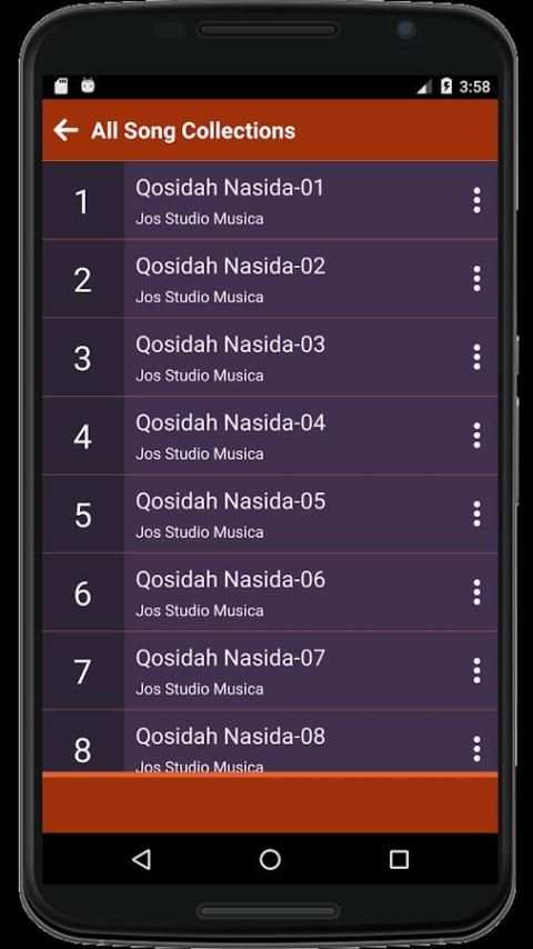 Qosidah Nasida Ria Mp3 Offline Lengkap screenshot 5