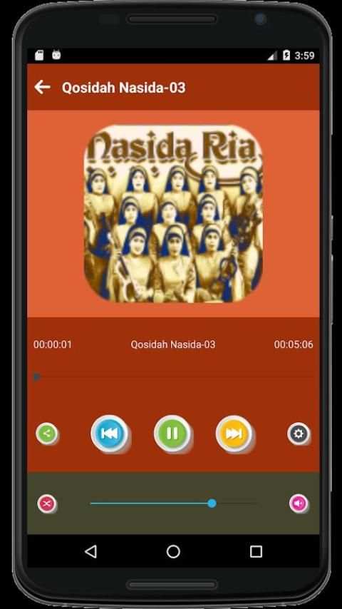 Qosidah Nasida Ria Mp3 Offline Lengkap screenshot 2