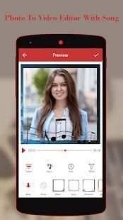 Photo To Video Editor With Song स्क्रीनशॉट 4
