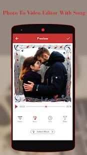 Photo To Video Editor With Song स्क्रीनशॉट 3
