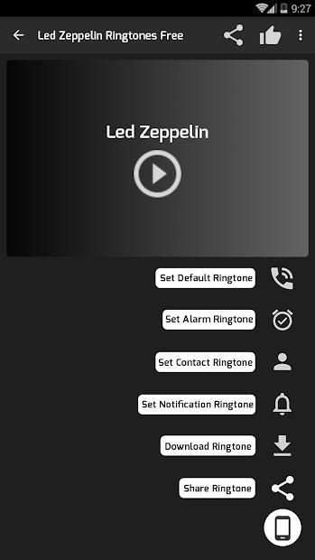Led Zeppelin Ringtones Free screenshot 5