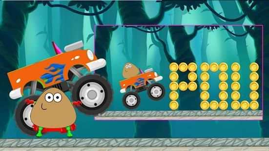 super pou run racing vitesse screenshot 4