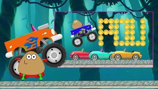 super pou run racing vitesse screenshot 1