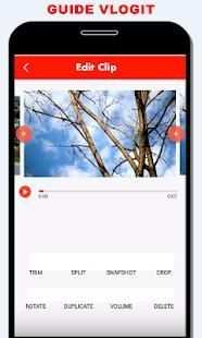 Guide for Vlogit - Edit Vlog Video स्क्रीनशॉट 3
