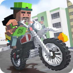 ikon Mr. Blocky Moto Bike Driver SIM