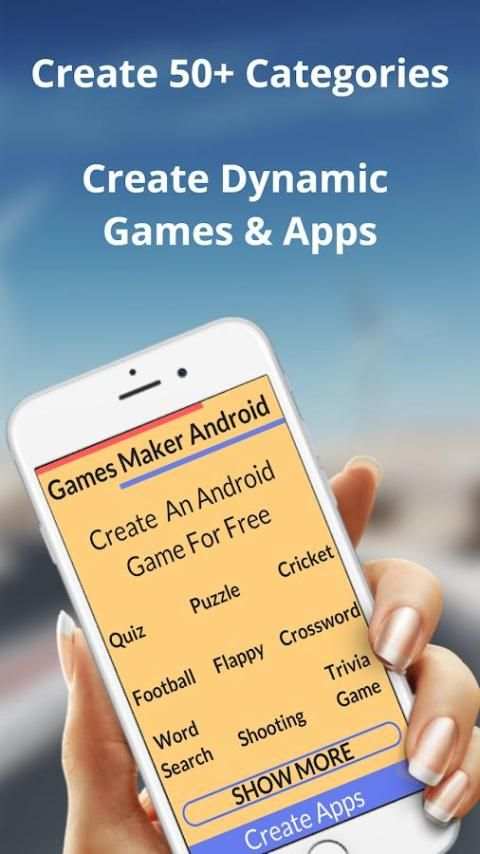Games Maker Android-Create Dynamic Games or Apps स्क्रीनशॉट 6