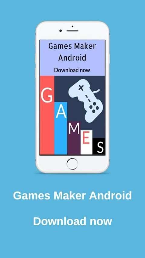 Games Maker Android-Create Dynamic Games or Apps स्क्रीनशॉट 1