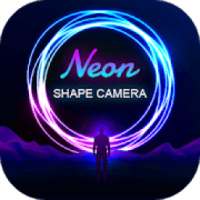 Neon Text Mask - Shape Camera