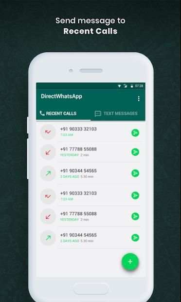 Direct WhatsApp screenshot 2
